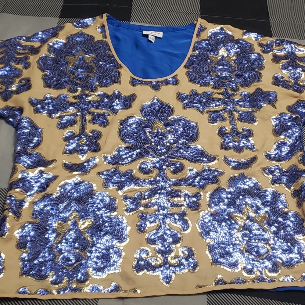 Tracy Reese Sequin Top